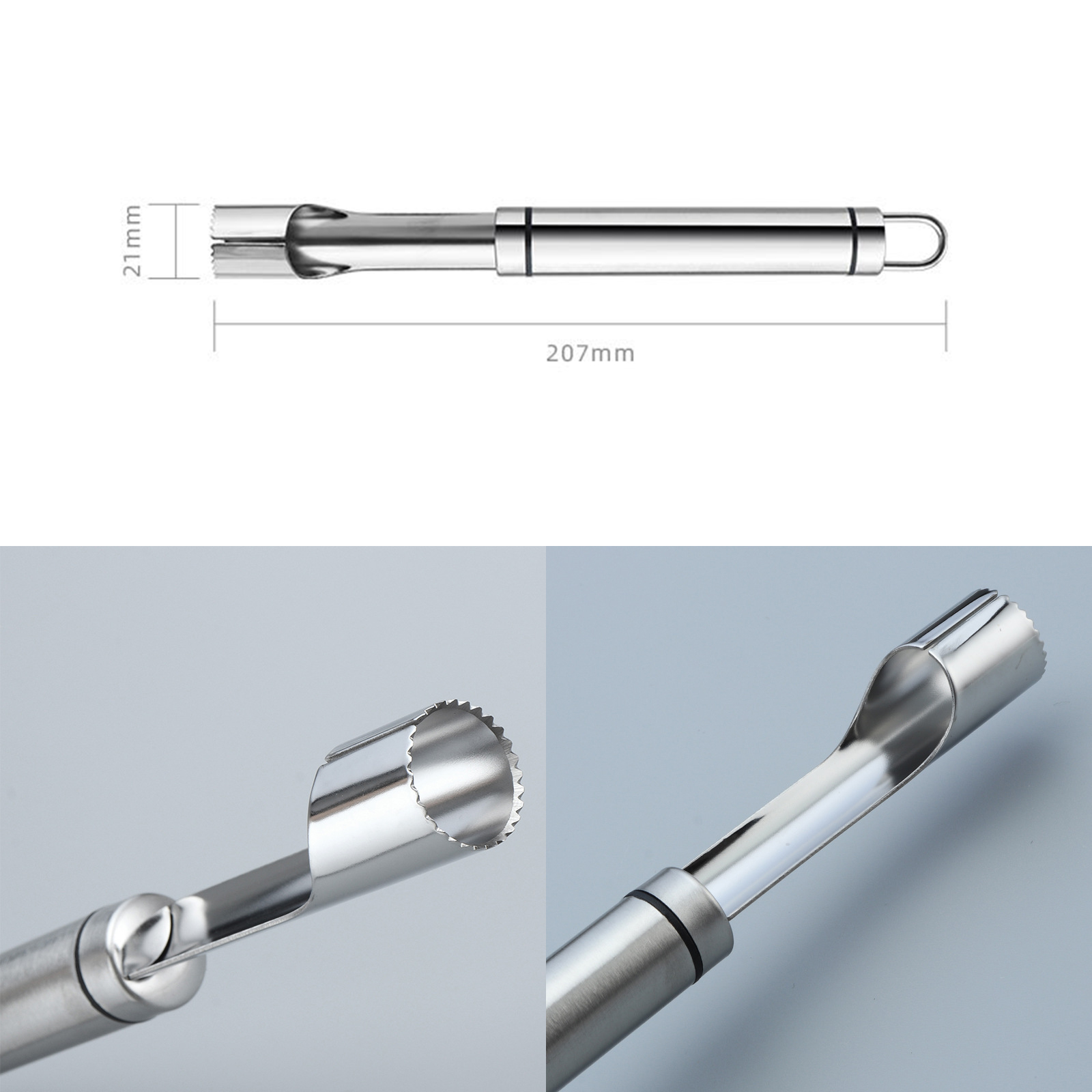 มีดคว้านผัก มี3รุ่น คว้านพริกหยวกสแตนเลส / คว้านมะระพลาสติก / คว้านแกนแอปเปิ้ล ใช้งานง่าย สะดวก