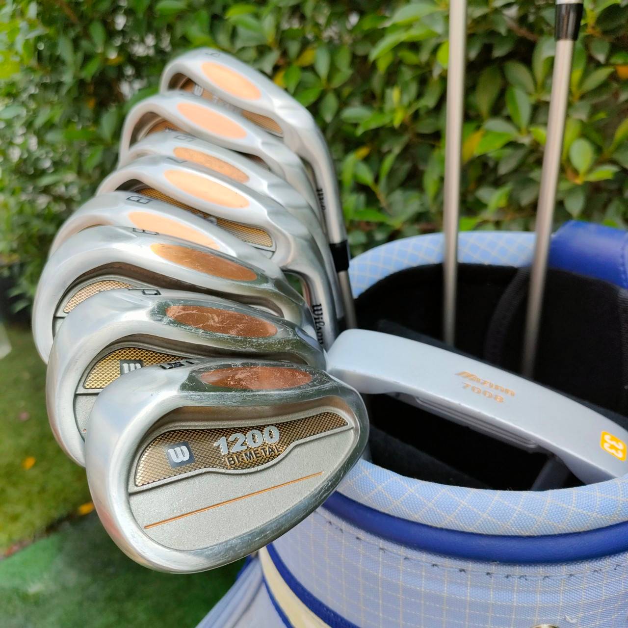 ** ไม้กอล์ฟครบชุดสำหรับผู้หญิง ** FULLSET WILSON POWERINSERT 1200 BIMETAL LADY