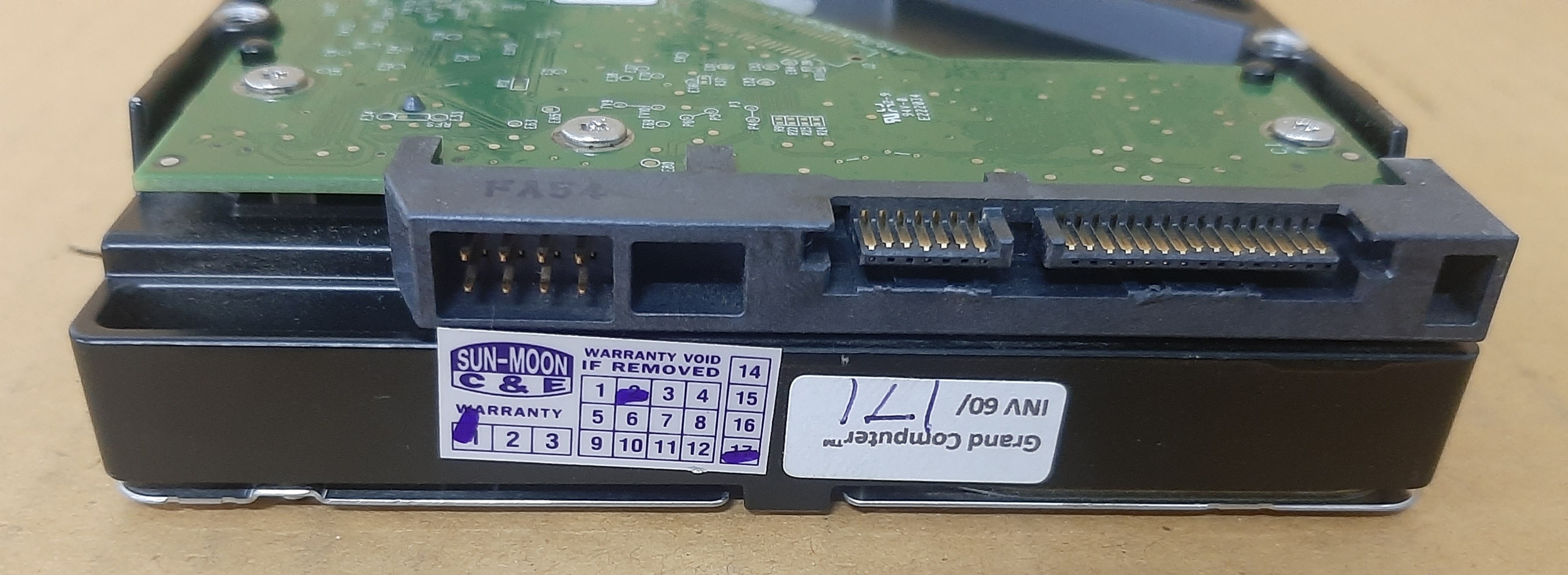 Harddisk มือสอง WD Purple 2TB SATA 3.5 6Gbps 7200RPM" พร้อมสาย Sata สภาพดี ประกันร้าน 1 เดือน