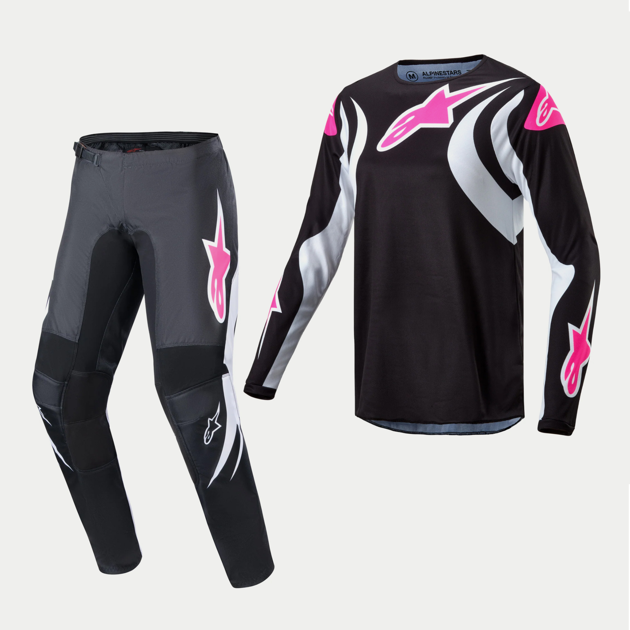 ชุดผู้หญิง Alpinestars 2024 Stella Fluid - Black/White