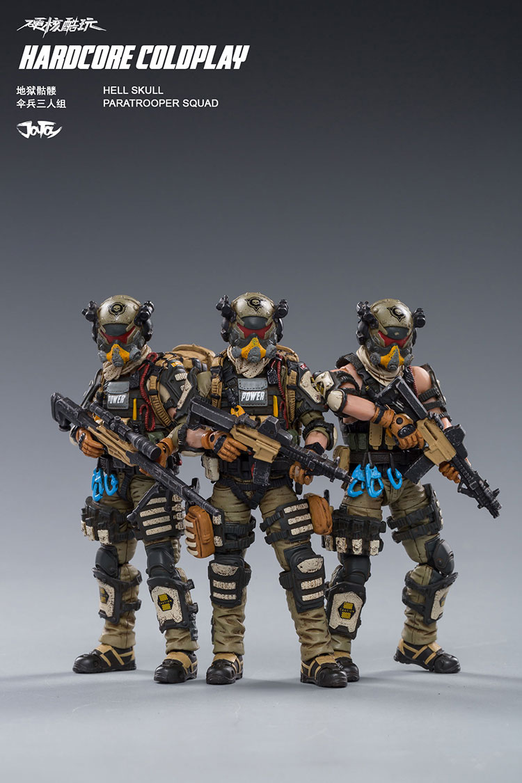 [สั่งจอง] JOYTOY 1/18 82011061 HELL SKULL PARATROOPER SQUAD