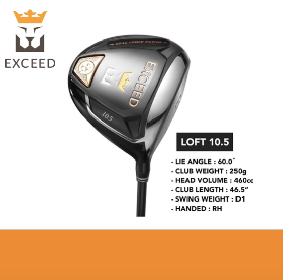 ไม้กอล์ฟ Driver EXCEED Prime Royal Black 2020 Edition