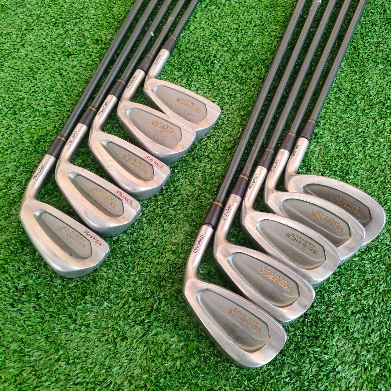 ชุดเหล็ก MARUMAN M301T CS มีเหล็ก 3-9 เเละ PW AW SW ก้าน CARBON FLEX R