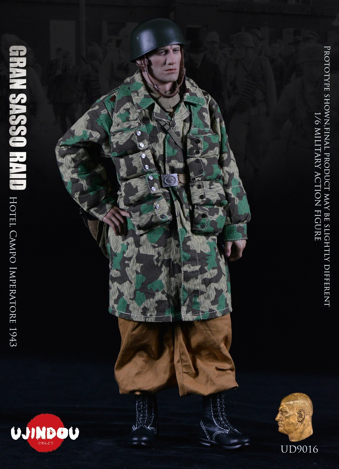 [สั่งจอง]UJINDOU UD9016 1/6 : 'GRAN SASSO RAID' German Fallschirmjager ,Hotel Campo Imperatore 1943