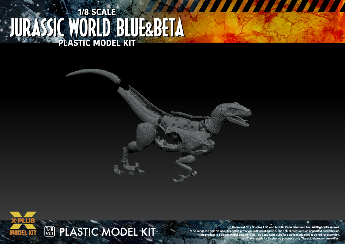 [สั่งจอง] X-Plus 1/8 : Blue & Beta (Jurassic World Dominion) [Model Kit]