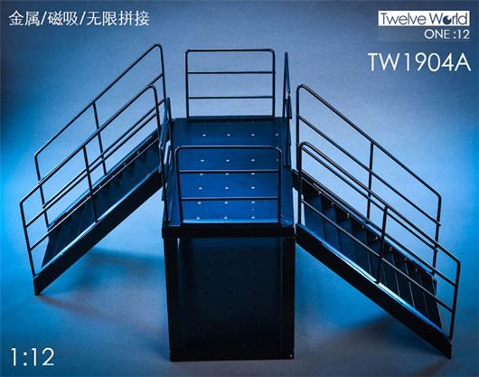 [สั่งจอง]TWTOYS TW1904A/TW1904B 1/12 Full Metal Stairs Diorama