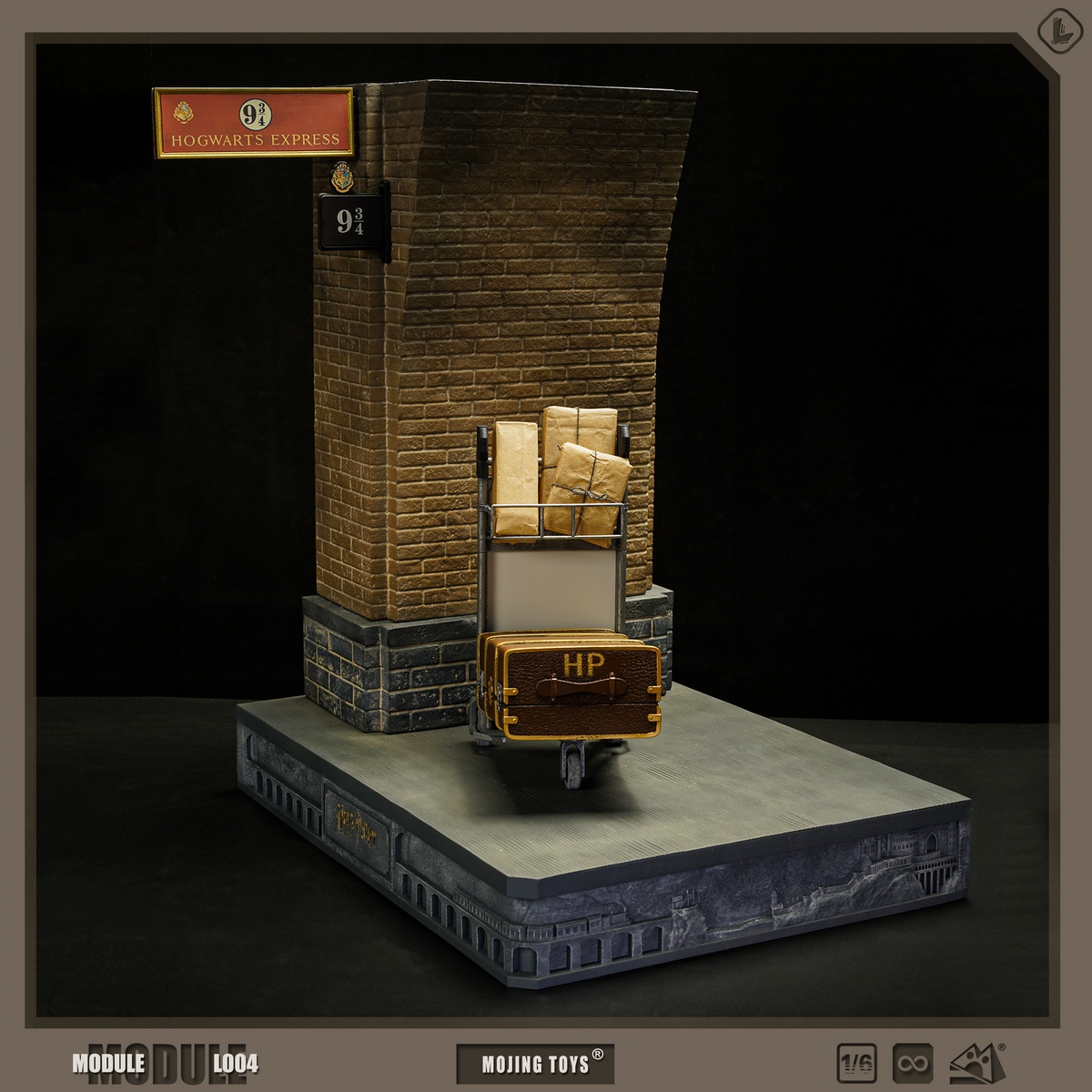 [สั่งจอง]mOjingToys Module series L004 1/6 : Harry Potter Platform Nine and Three-Quarters DIORAMA BASE]