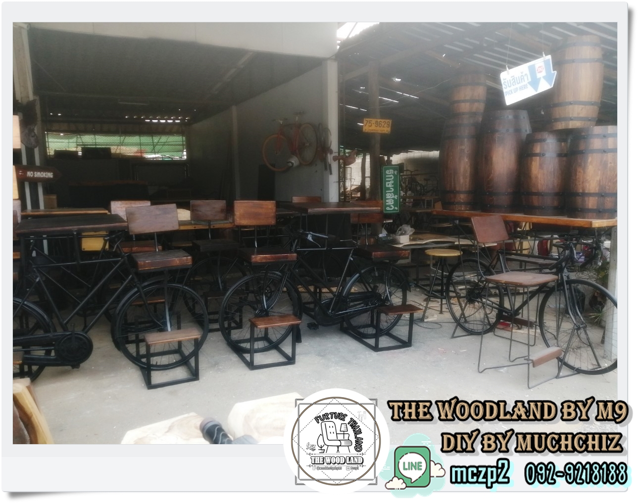 #BICYCLE Design#เฟอร์นิเจอร์จักรยานวินเทจ #เฟอร์นิเจอร์ตกแต่งร้านกาแฟ