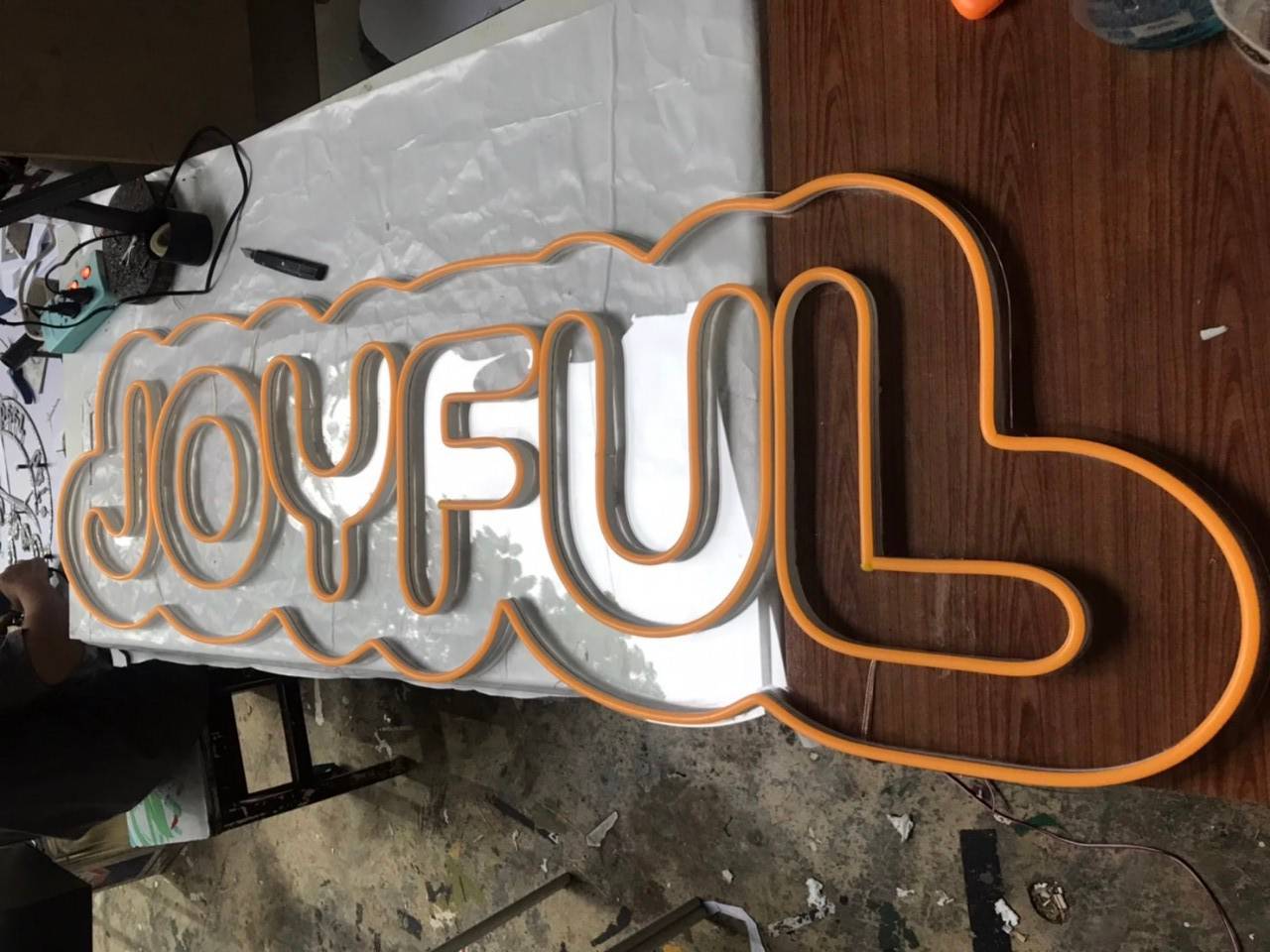 #ป้ายไฟนีออนดัดLED