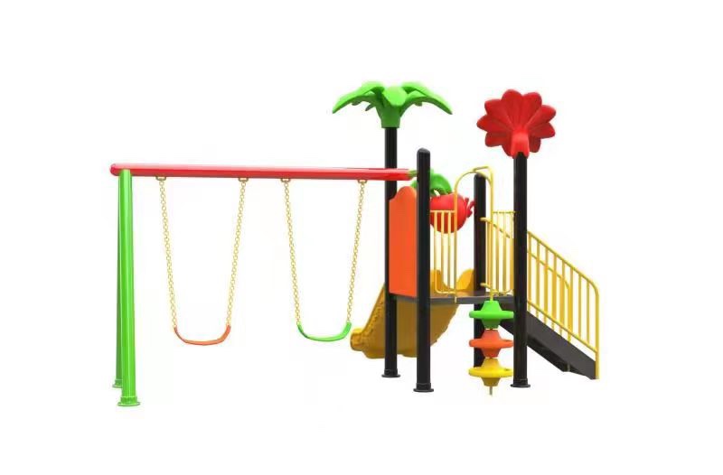 ส่งฟรีทั่วไทย เครื่องเล่นสนาม กลางแจ้ง ชุดสวนต้นไม้พร้อมชิงช้า สไลเดอร์, กระดานลื่น, ของเล่น,ครุภัณฑ์สนามเด็กเล่น, สพฐ,โครงการโรงเรียนประชารัฐ