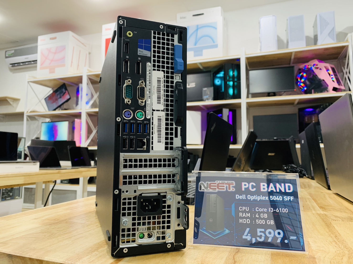 Dell Optiplex 5040 SFF คอม พิวเตอร์แบบตั้งโต๊ะ พร้อมใช้งาน i3-6100 Ram 4 GB HDD 500GB