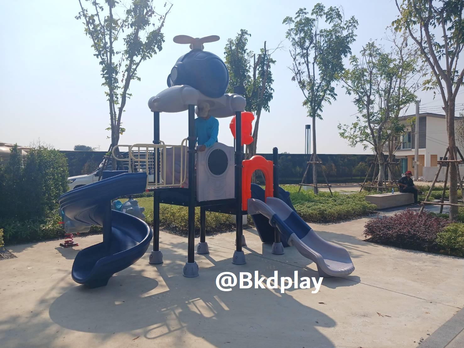 เครื่องเล่นสนามกลางแจ้ง ในร่ม ชุดท่องเที่ยวอวกาศกับเฮลิคอปเตอร์สไลเดอร์ใหญ่,ครุภัณฑ์สนามเด็กเล่น,งบ.สพฐ,โครงการโรงเรียนประชารัฐ, เครื่องเล่นสนามระดับก่อนประถมศึกษา, งบประมาณ80,000 playground,สไลเดอร์,ของเล่นเสริมพัฒนาการ,เครื่องเล่นสนาม, สนามเด็กเล่น