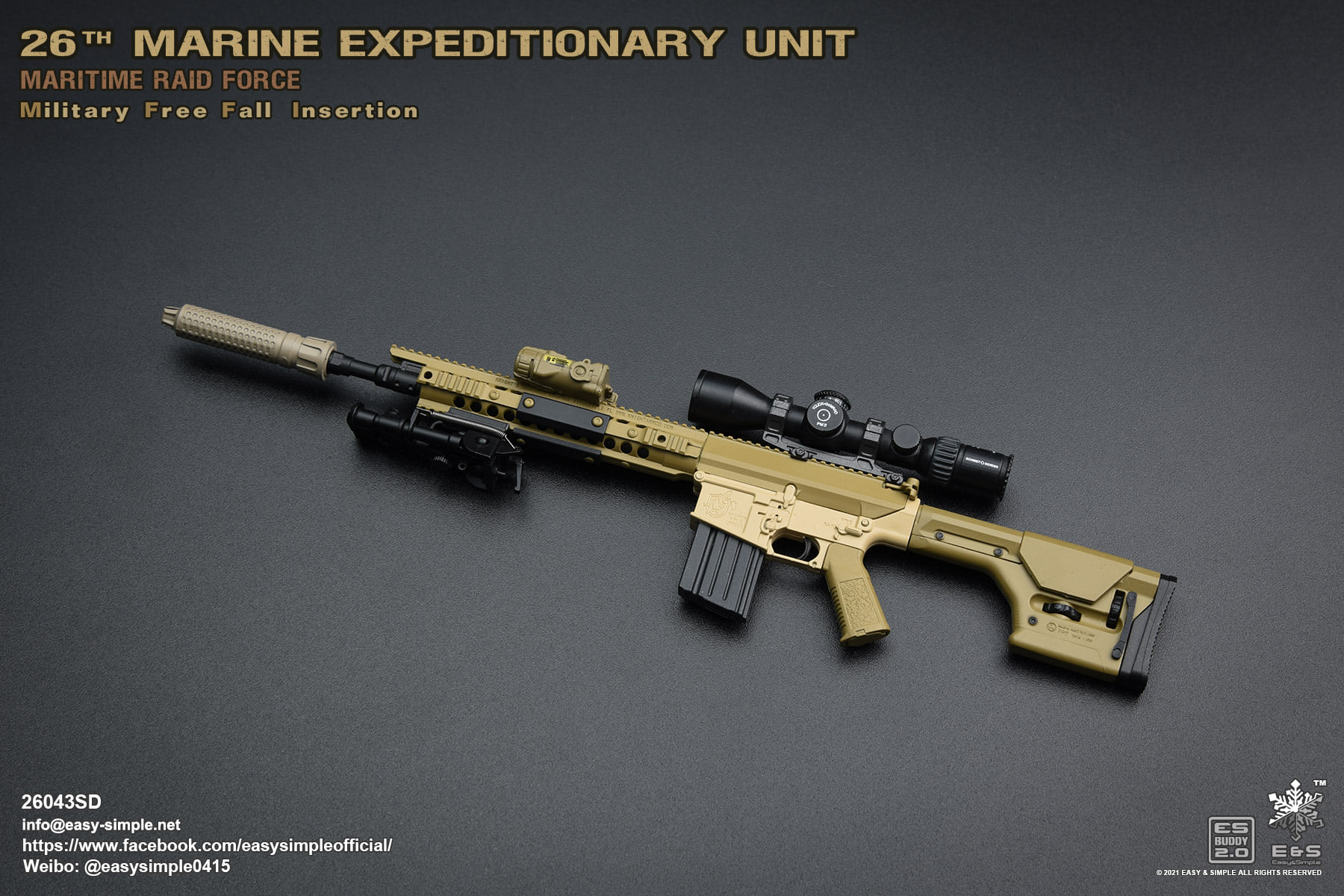 [สั่งจอง]Easy&Simple 26043S : 31ST MEU MRF Military Free Fall Insertion