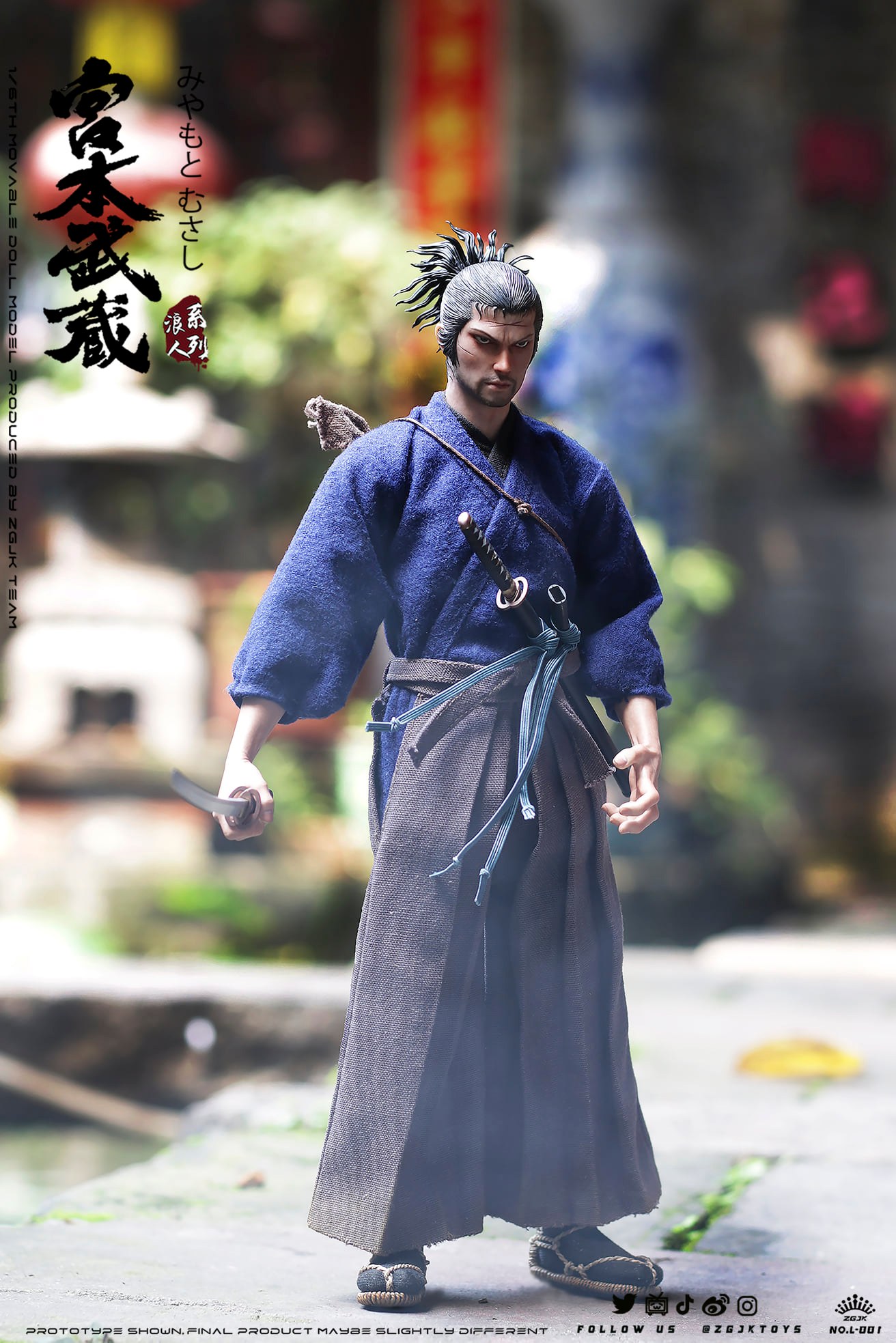 [สั่งจอง]ZGJKTOYS L-001 1/6 : Musashi Miyamoto