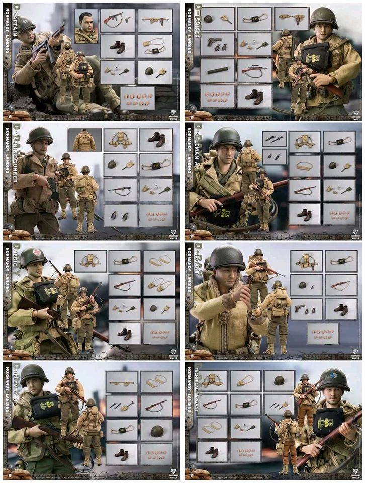 [สั่งจอง]Crazy Figure 1/12 : WWII U.S. Rangers On D-Day