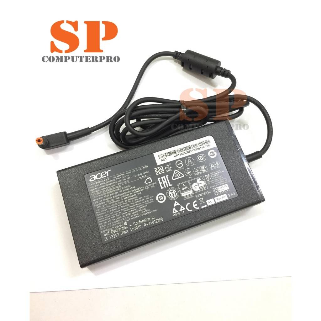 ACER Adapter อะแดปเตอร์ ของแท้ ACER Nitro VN7-591 series VN7-591G ASPIRE Z1800 AZ3-715 19V 7.1A 135W หัว 5.5*2.5