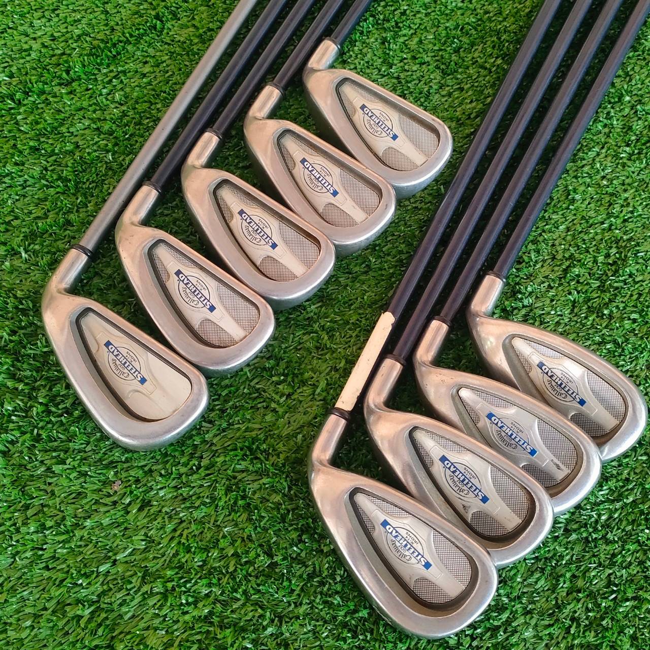 ชุดเหล็ก CALLAWAY STEELHEAD X-14 มีเหล็ก 3 - 9 เเละ PW เเละ SW ก้าน IV STEELHEAD FLEX R