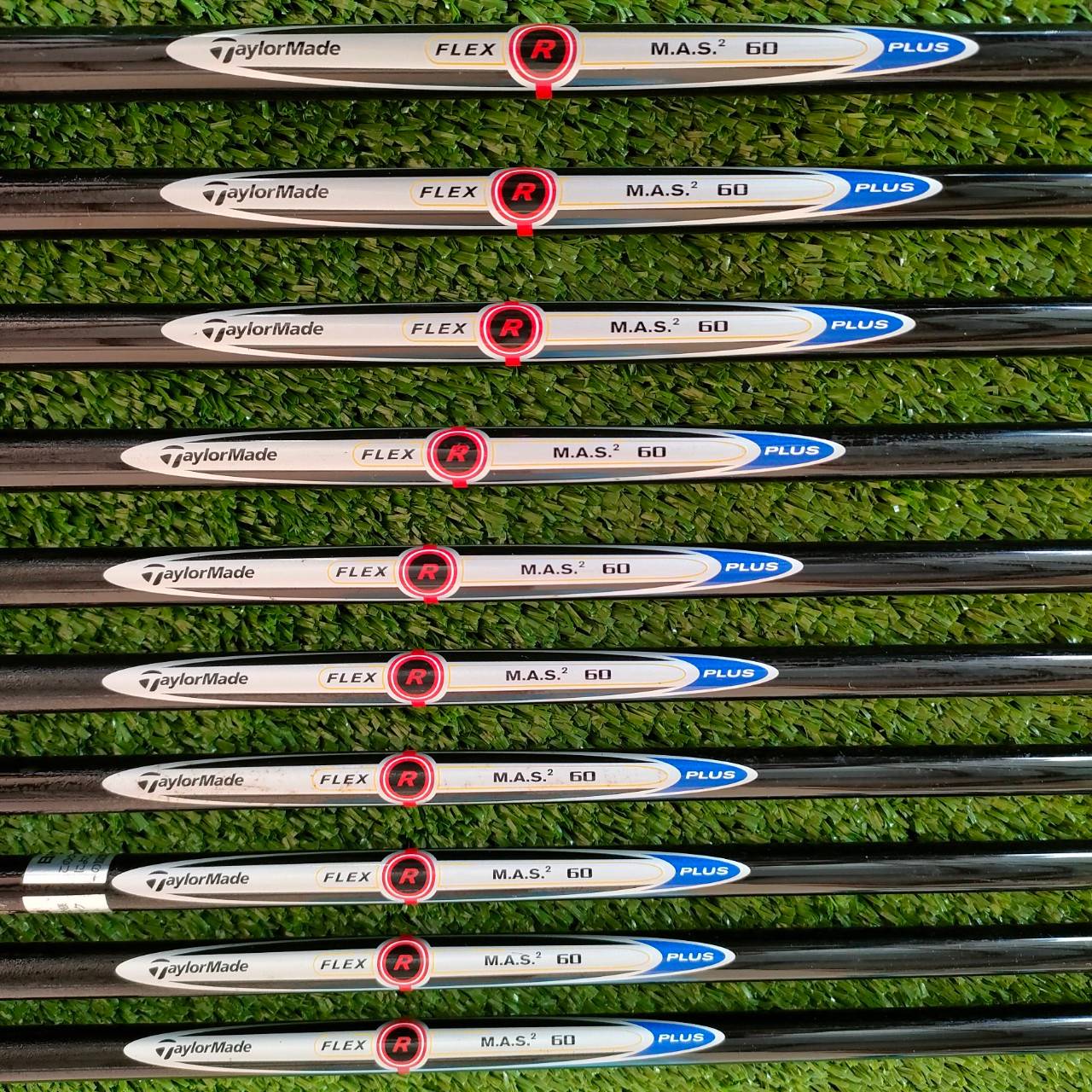 ชุดเหล็ก TAYLORMADE RAC LT มีเหล็ก 3-9 เเละ PW AW SW ชุดใหญ่ ได้เหล็ก 10 ชิ้น ก้าน TAYLORMADE M.A.S.2 FLEX R