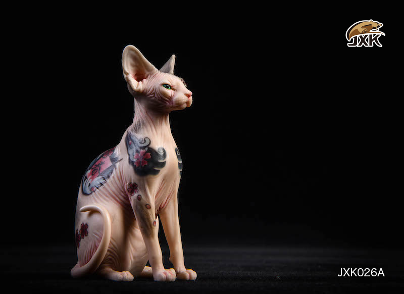 [สั่งจอง]JxK.Studio Jxk026A/b 1/6 Scale Sphynx cat tattoo