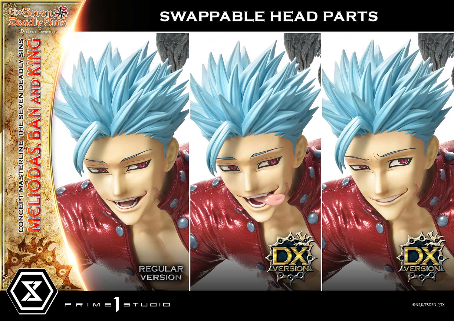 [สั่งจอง]Prime 1 Studio : Meliodas, Ban, and King (The Seven Deadly Sins)