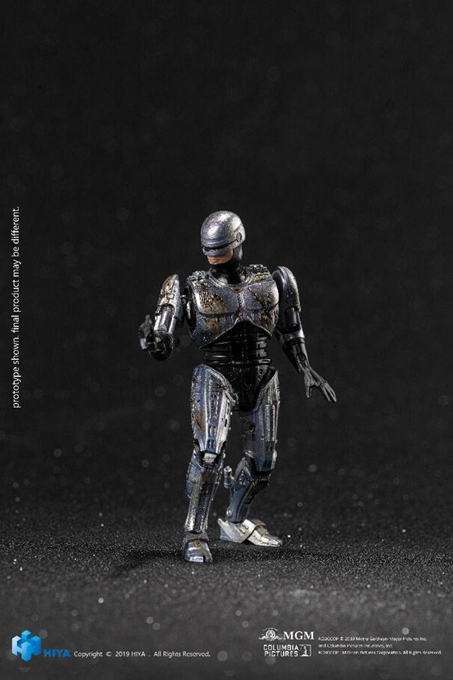 [สั่งจอง]Hiya Toys LR0076 ROBOCOP: Battle Damage ROBOCOP 1:18 Scale 4 Inch Acton Figure