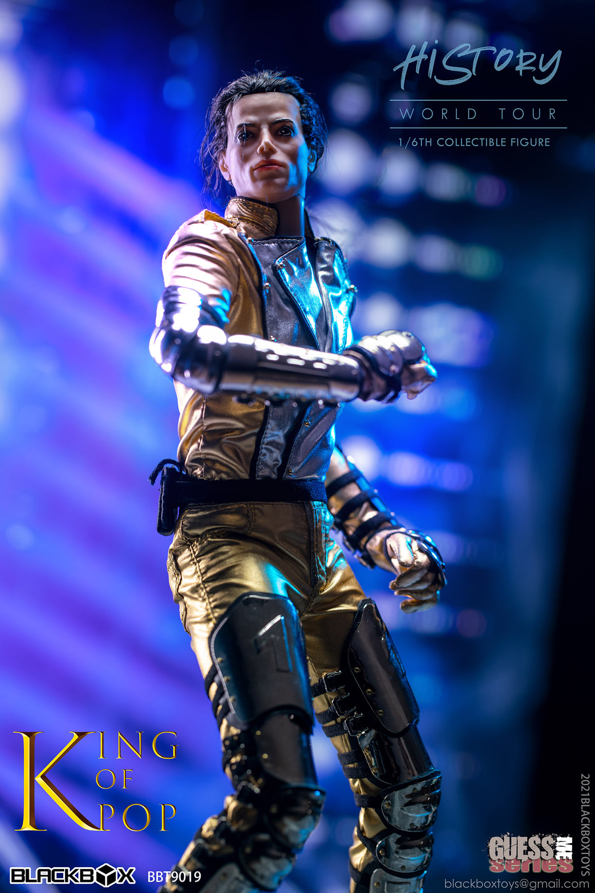 [สั่งจอง]BLACKBOX BBT9019 1/6 GUESS ME SERIES Michael Jackson The History World Tour