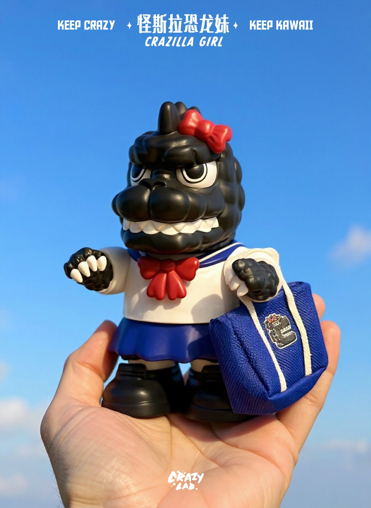 [สั่งจอง]Crazy Lab : Mini Crazilla Girl (14cm)