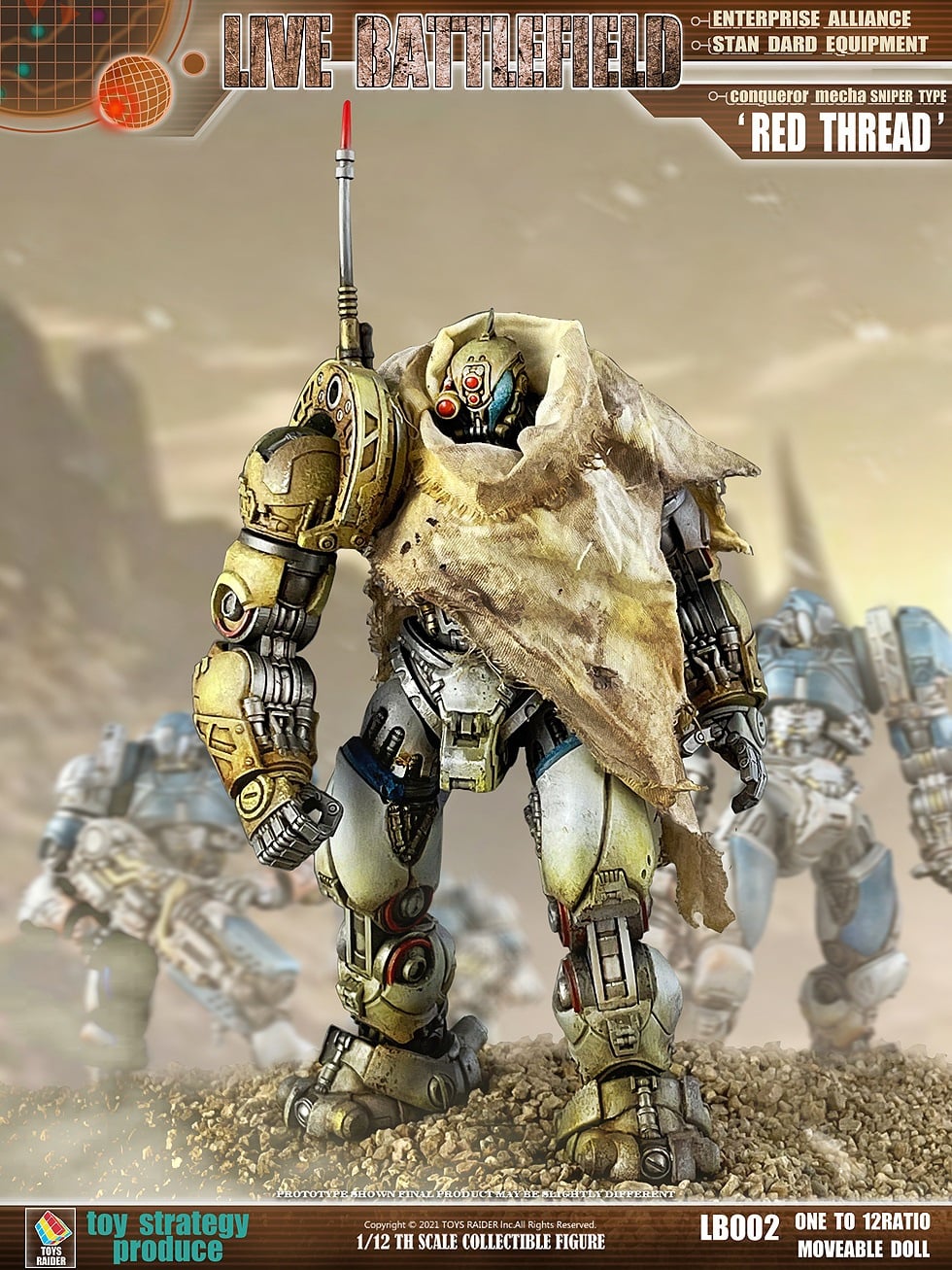 [สั่งจอง]TOYS RAIDER 1/12 : LIVE BATTLEFIELD - Conqueror Mech