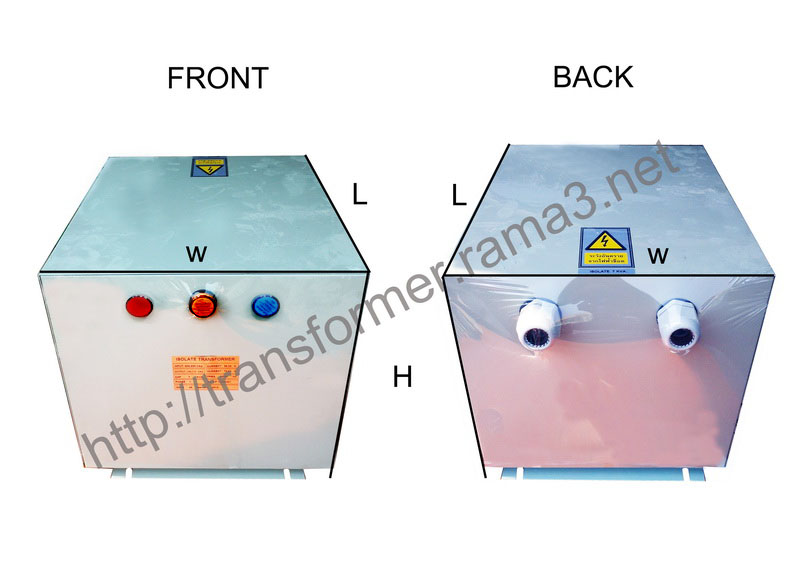 หม้อแปลง มือสอง ใช้งานน้อยมาก สภาพดี มีประกัน*หม้อแปลง 3เฟส isolate [separate] 380v / 220v 1.5KVA 4Amp ทองแดง 100% พร้อมตู้