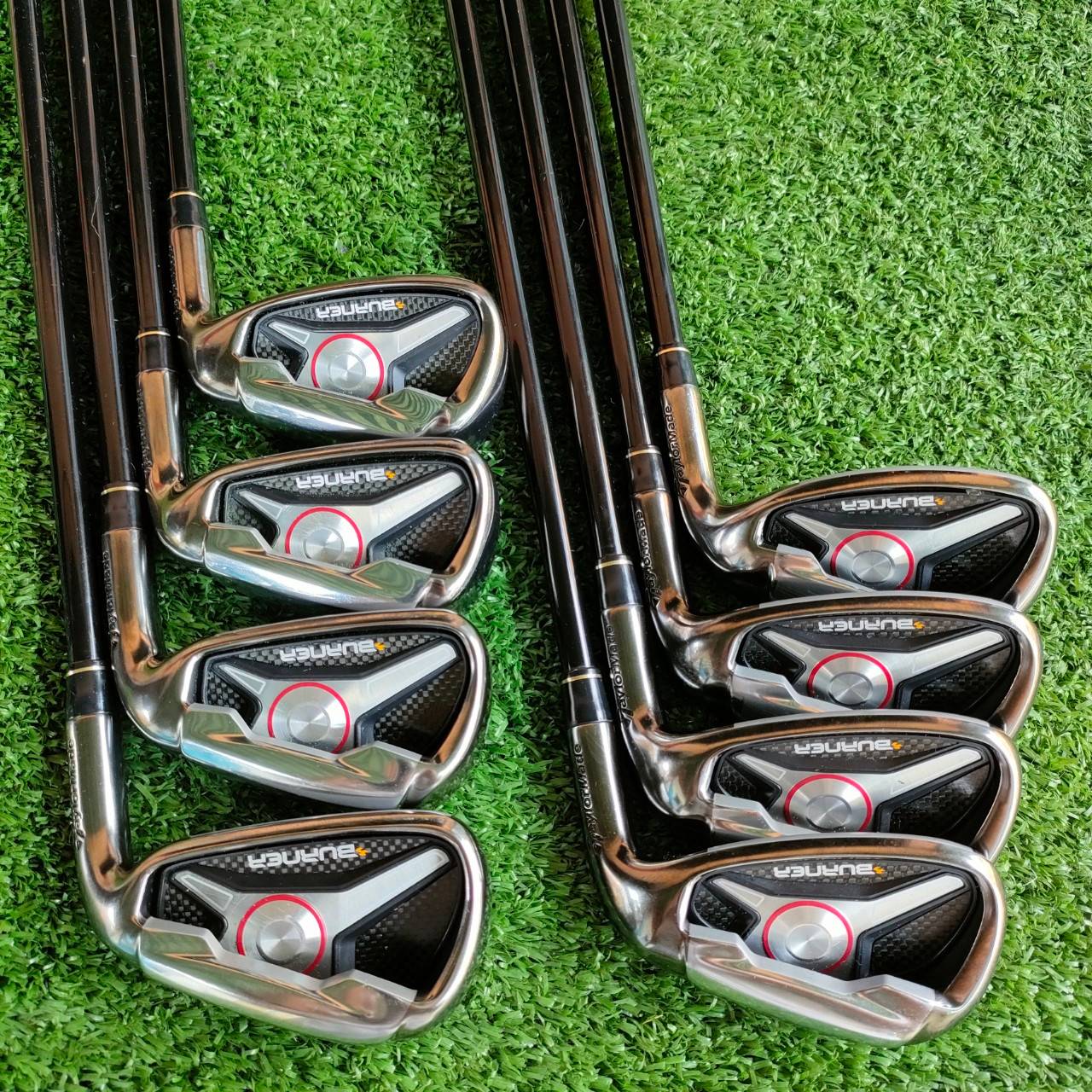 ชุดเหล็ก TAYLORMADE BURNER มีเหล็ก 5-9 เเละ PW AW SW ครบชุด สวยๆ ก้าน BURNER RE*AX SUPERFAST FLEX R เหล็กตีง่าย ตีไกล และตีมันส์อีกรุ่น ไม้กอล์ฟพรีเมี่ยมมือสอง ของแท้ By NakaraLuxurious