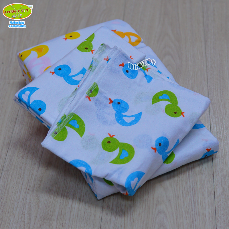 Baby World ผ้าอ้อมสำลี ไซส์ 27 x 27 นิ้ว แพ็ค 12 ผืน คละลาย