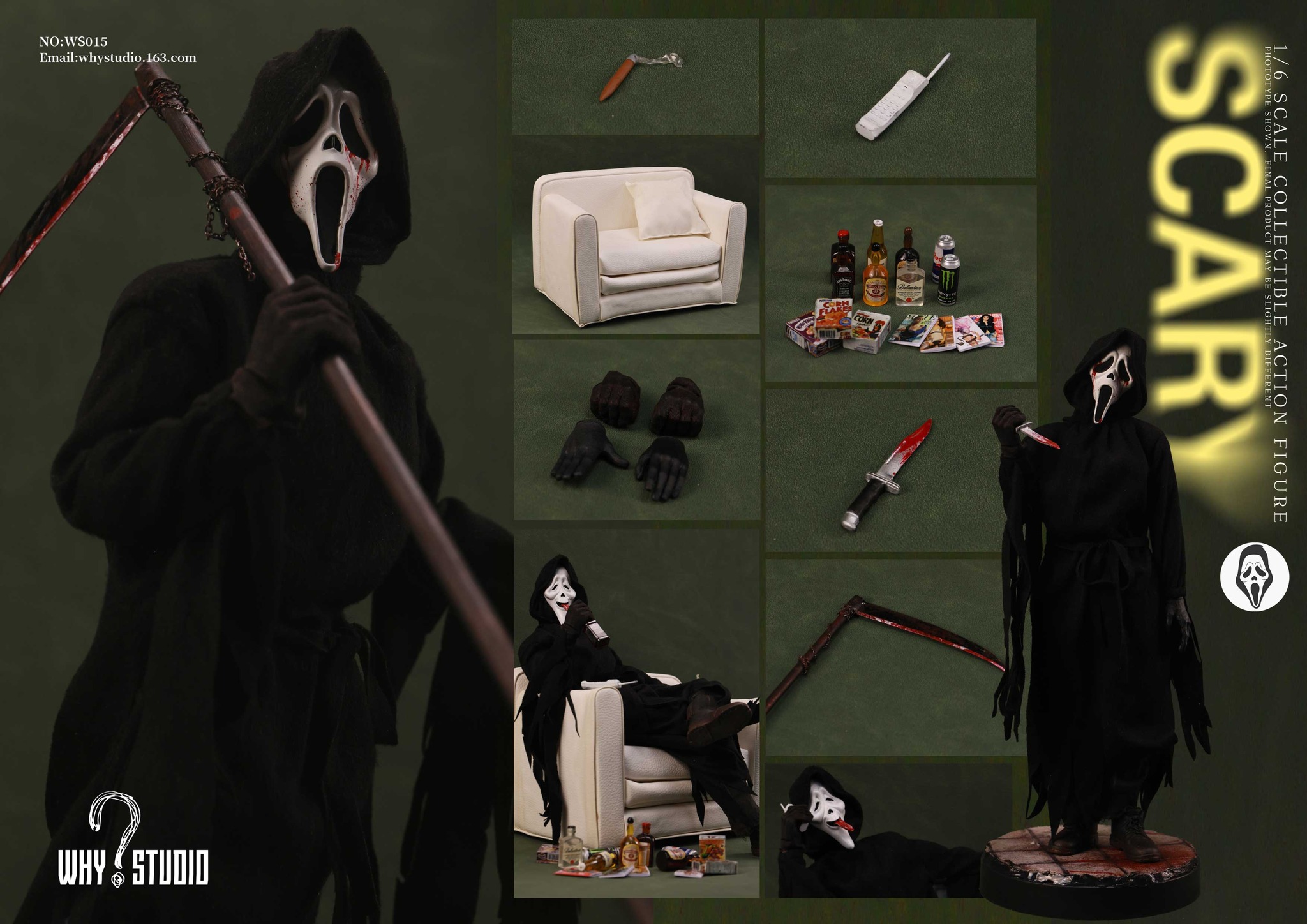 [สั่งจอง] WHY STUDIO WS015 1/6 : Scary Guy