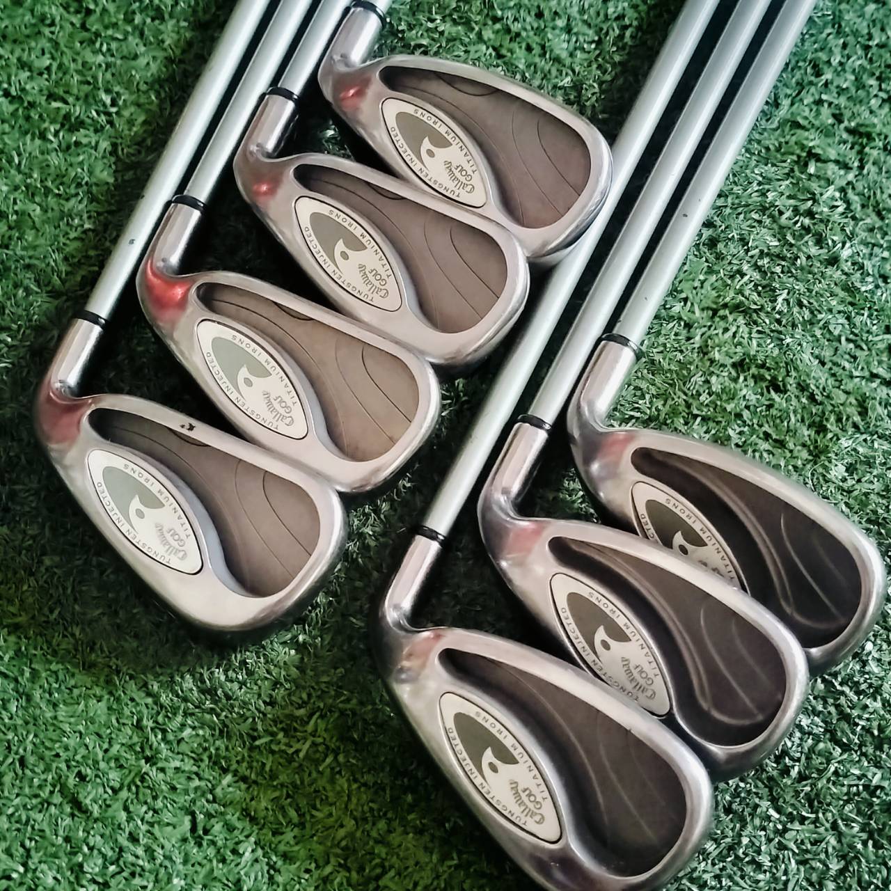*** ไม้กอล์ฟผู้หญิง *** ชุดเหล็ก Callaway HAWK EYE JAPAN SPEC พรีเมี่ยมสูงสุดของแบรนด์ ของใหม่ตอนออกมาราคา 6 หมื่นกว่าบาท ไม้กอล์ฟพรีเมี่ยมมือสอง ของแท้ By NakaraLuxurious