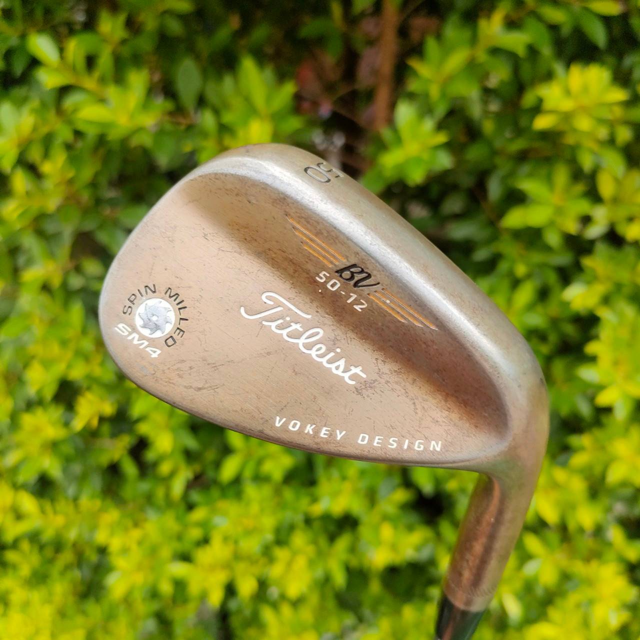 WEDGE TITLEIST BV SPIN MILED SM4 VOKEY DESIGN องศา 50 เบาท์ 12 รุ่น NICKEL สุด❗❗❗ ก้าน TITLELIST FLEX WEDGE ไม้กอล์ฟมือสอง ของแท้ BY NakaraLuxurious