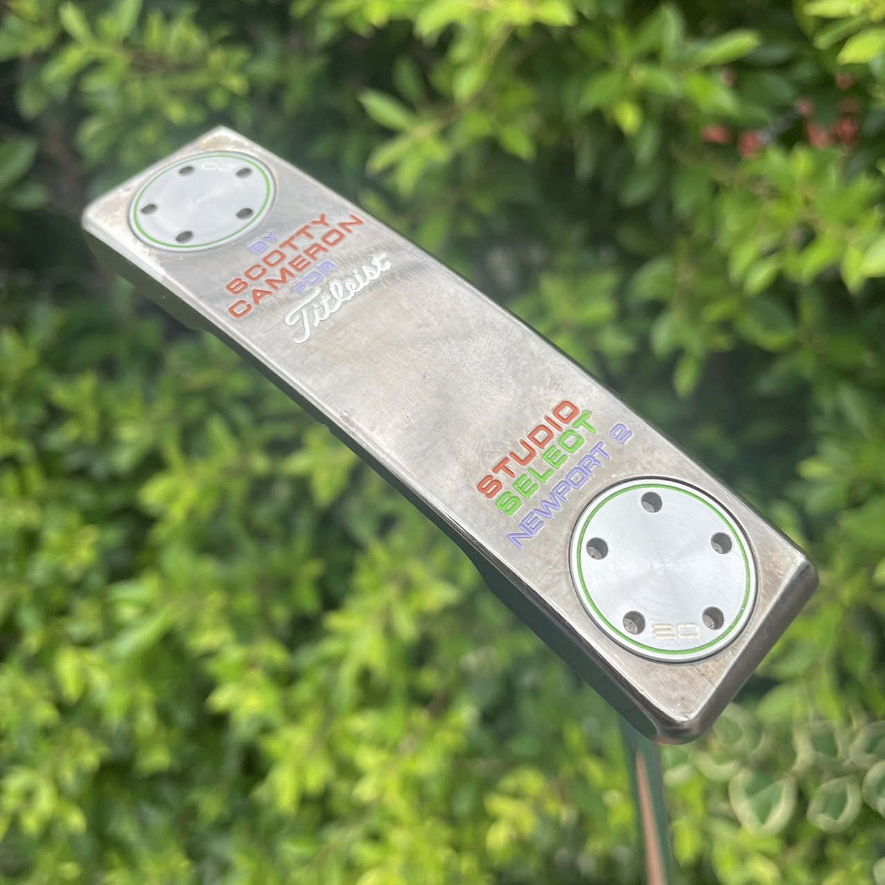 PUTTER SCOTTY CAMERON STUDIO SELECT NEWPORT 2 พัตต์ดี น้ำหนักดีมาก , COVER CUSTOM , *** ข้อเสียทำ CUSTOM มา *** ไม้กอล์ฟมือสอง ของแท้ BY NakaraLuxurious