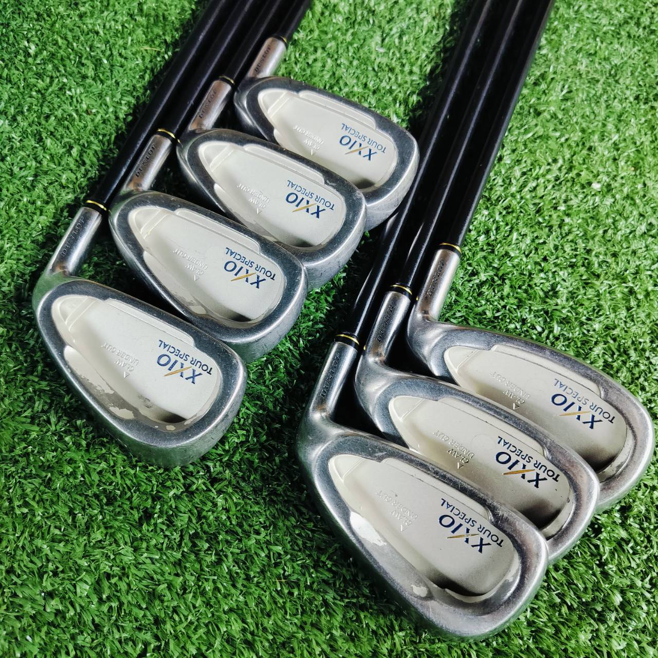 ชุดเหล็กหน้าเด้ง!!! ญี่ปุ่น XXIO TOUR SPEACIAL ก้าน XXIO MP100 FLEX R ตีดีมากๆ ด้วย CLAW UNDER CUT และมีแผ่นหน้าเด้งอีกชั้น สร้างระยะ ได้ไกลมากๆ ตีได้ระยะมากกว่าเหล็กปกติ ไม้กอล์ฟพรีเมี่ยมมือสอง ของแท้ By NakaraLuxurious
