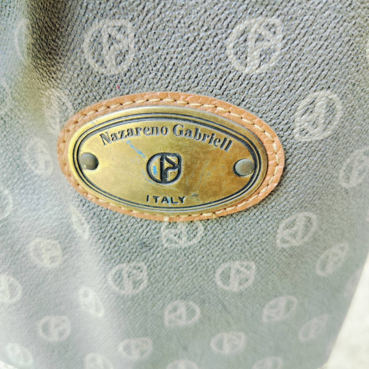 Italian Fashion Brands: Nazareno Gabrielli leather golf bag ถุงกอล์ฟแบรนด์เนม วินเทจสุดหรู ของแท้ หนังแท้ มือสอง ค่ะ ราคาปกติแพงมากๆ หายากมาก