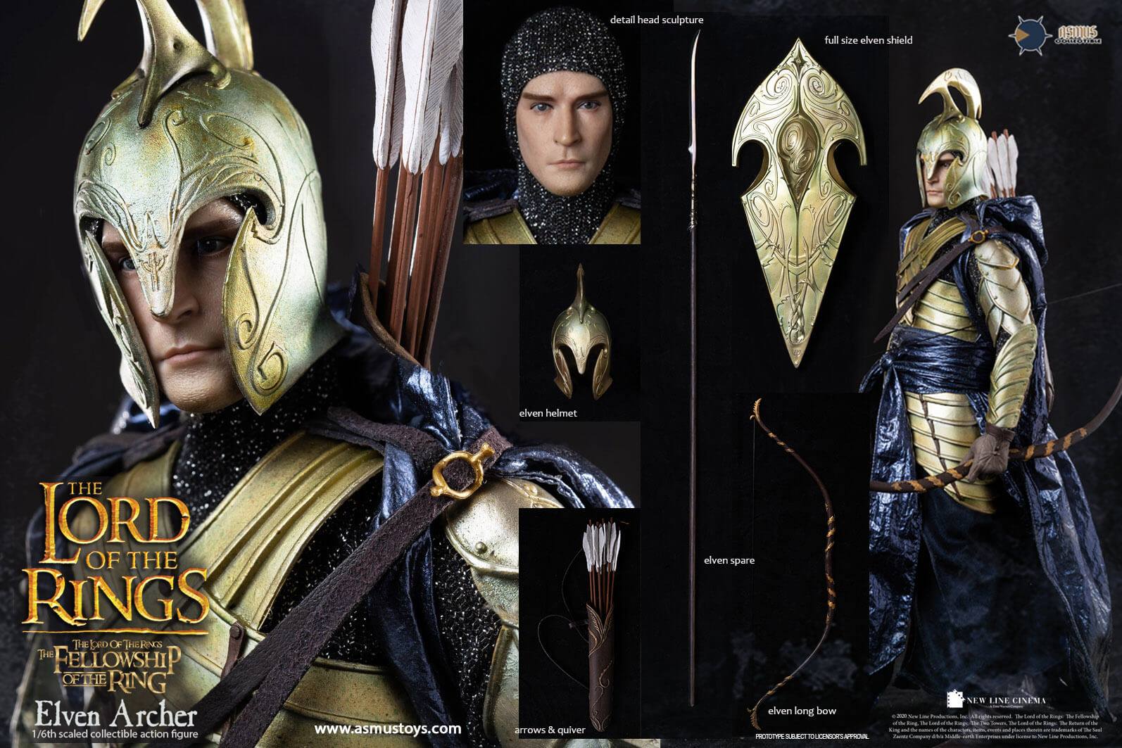 [สั่งจอง]Asmus Toys LOTR027A 1/6 Scale : THE LORD OF THE RINGS SERIES - ELVEN ARCHER