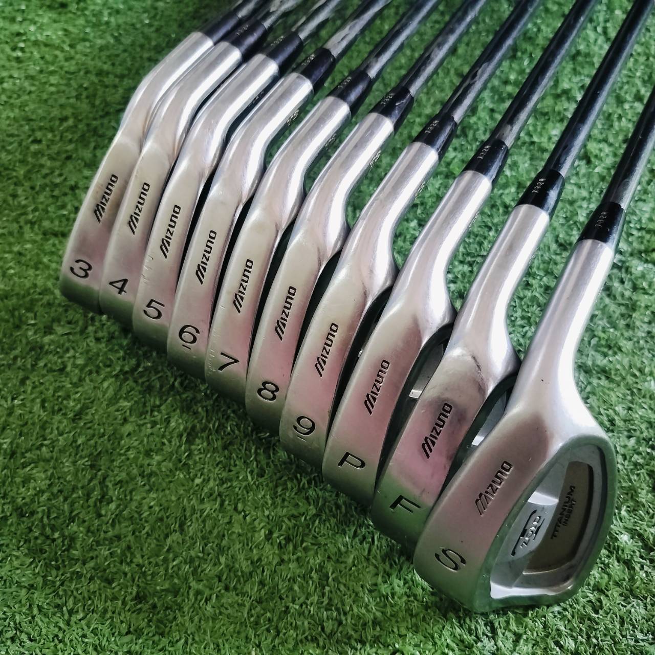 ชุดเหล็ก MIZUNO T-ZIOD หน้าเด้ง!!! TITANIUM INSERT ชุดใหญ่ 10 ชิ้น มี 3-9 P S F ครบ ก้านถัก TURBO GOLD FLEX R ชุดเหล็กญี่ปุ่น MADE IN JAPAN ไม้กอล์ฟพรีเมี่ยมมือสอง ของแท้ By NakaraLuxurious