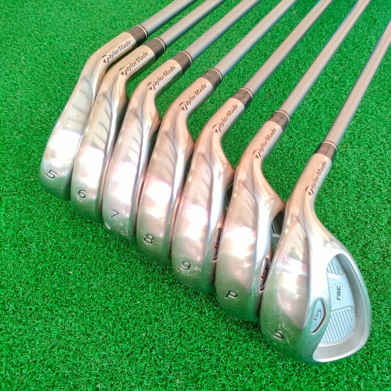 **ไม้กอล์ฟสำหรับผู้หญิง** ชุดเหล็ก TAYLORMADE RAC ตีง่ายมากๆ และช่วยเรื่องระยะ สำหรับคุณผู้หญิงท่่ตีไม่ไกล เหล็กชุดนี้สามารถช่วยได้ครับ มีเหล็ก 5-9 เเละ PW SW