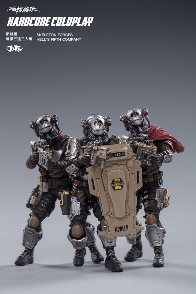 [สั่งจอง]JOYTOY 82011081 1/18 SKELETON FORCES HELL’S FIFTH COMPANY