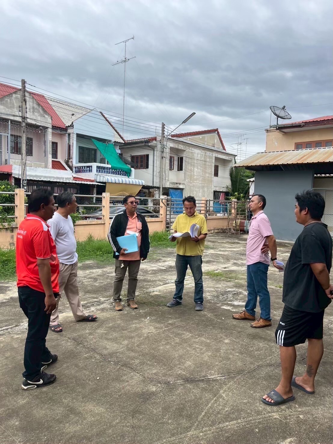 งานต่อเติมศาลาอเนกประสงค์ อบต.ปากแรต อ.บ้านโป่ง