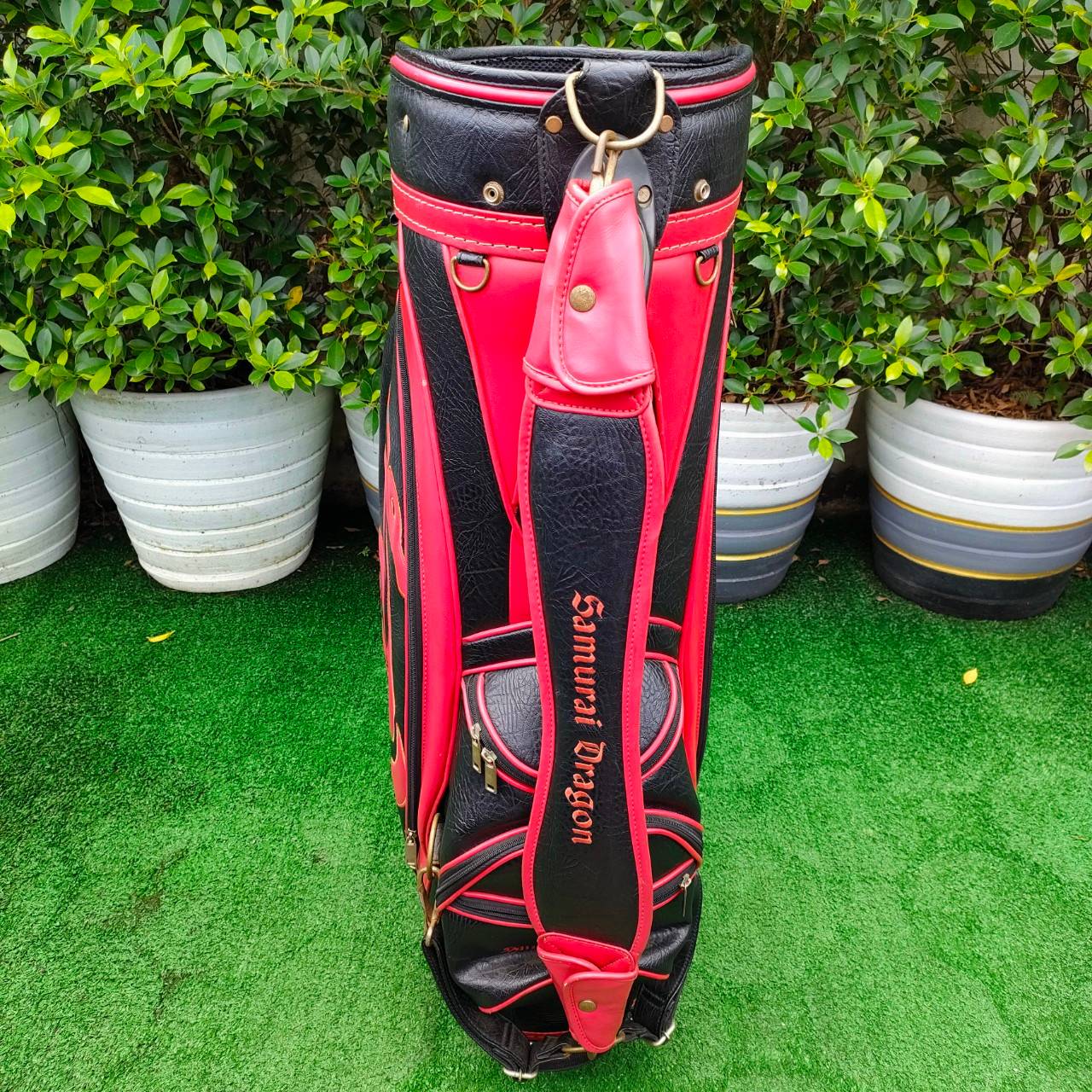 ถุงกอล์ฟ SAMURAI - DRAGON มือสอง **มีตำหนิ ถุงลอกนิดหน่อย**