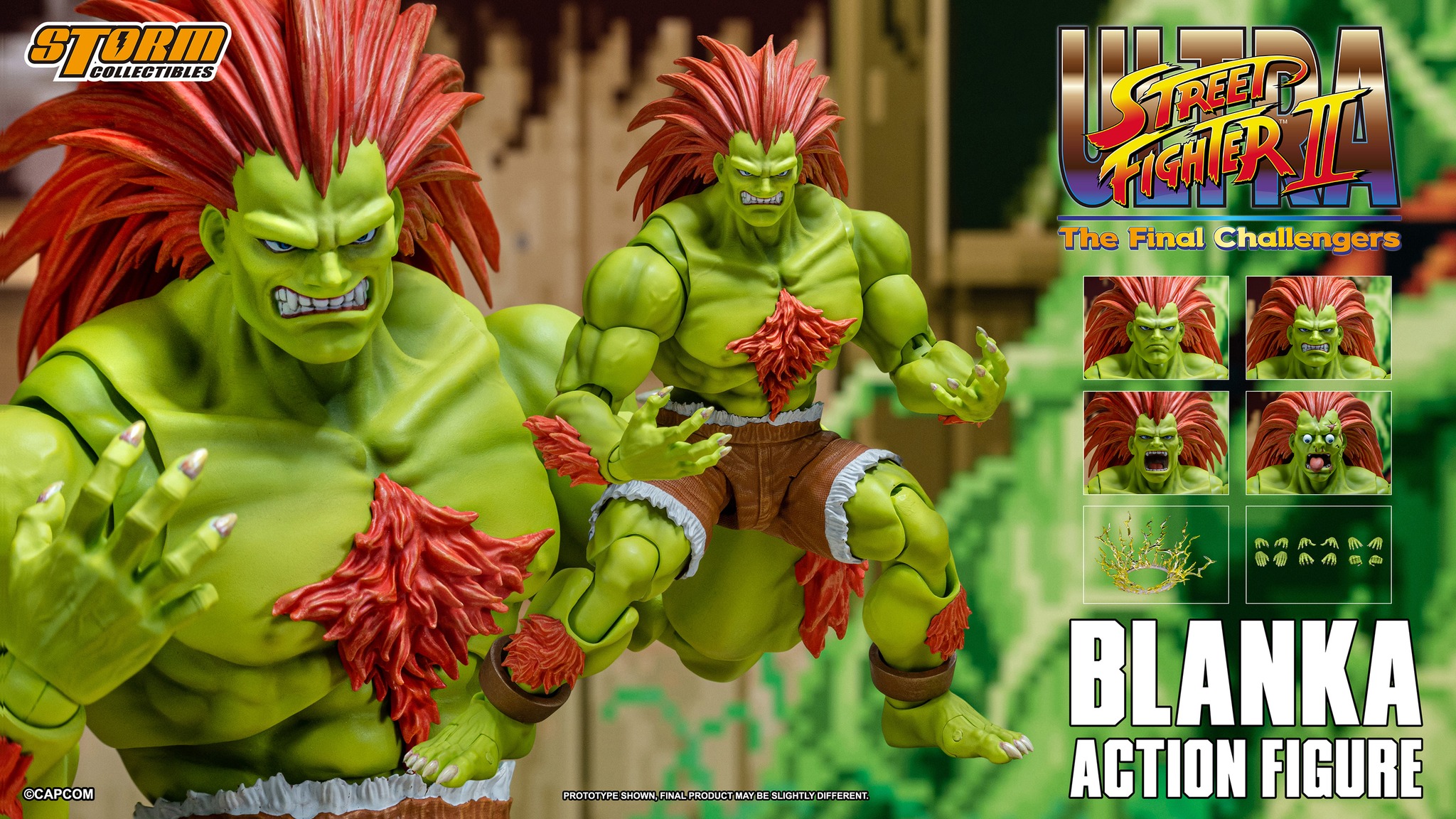 [สั่งจอง] Storm Toys 1/12 : Ultra Street Fighter II - Blanka
