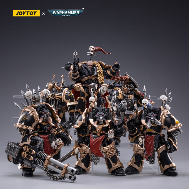 [สั่งจอง]JOYTOY x Warhammer 40K 1/18 : Chaos Space Marines Black Legion Warband