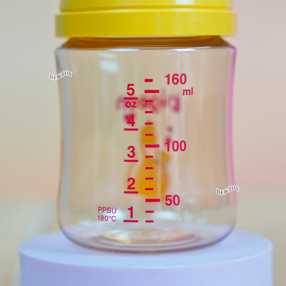 Pigeon พีเจ้น ขวดนมพีเจ้นสีชา PPSU 5 ออนซ์ 160 มล. คอกว้าง แพ็ค2ขวด มัมเลิฟ