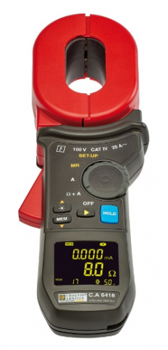 CA6418 Earth Clamp Meter with long Head แคลมป์วัดความต้านทานดินแบบปากยาว