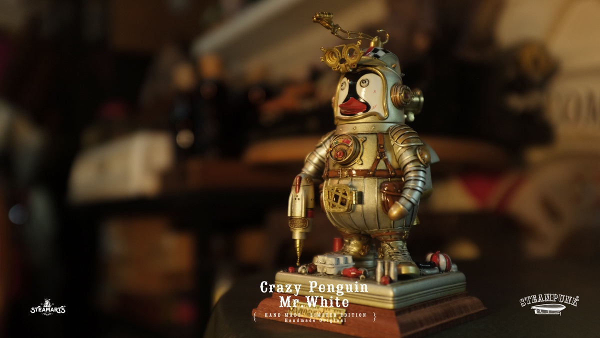 [สั่งจอง]STEAMARTS CRAZY SA2023C003 : PENGUIN MR.WHITE (15Cm)