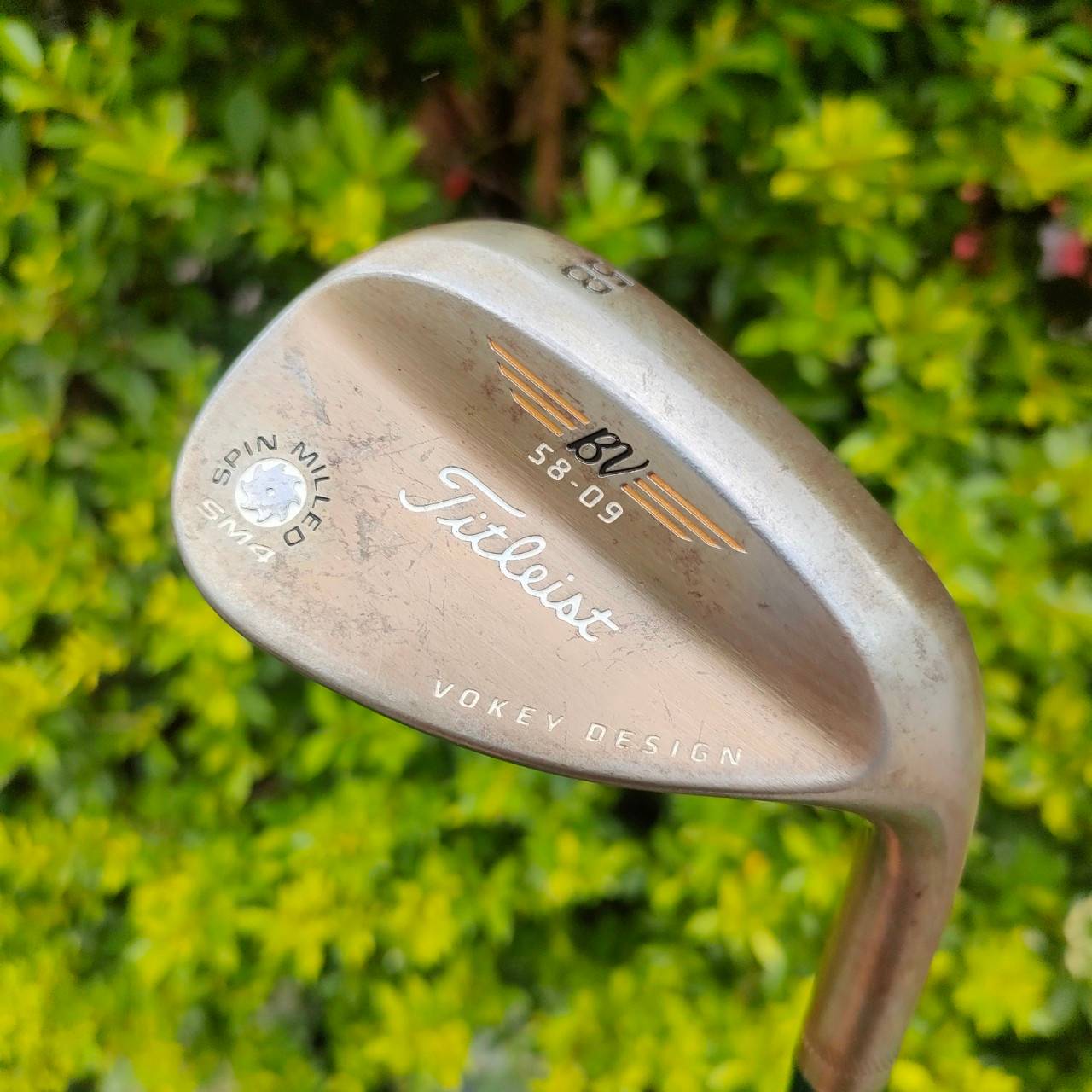WEDGE TITLELIST BV SPIN MILED SM4 VOKEY DESIGN องศา 58 เบาท์ 9 รุ่น NICKEL สุด ไม้กอล์ฟมือสอง ของแท้ BY NakaraLuxurious