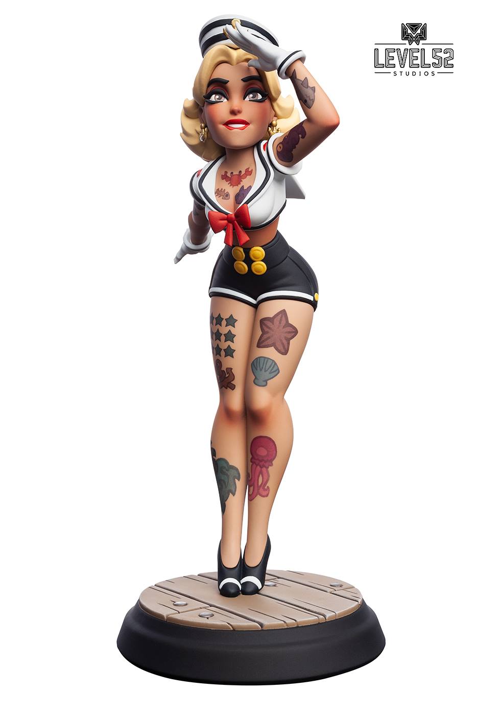 [สั่งจอง]LEVEL52 STUDIOS L52AP-001 : Pin-up Collectible : The Look Out